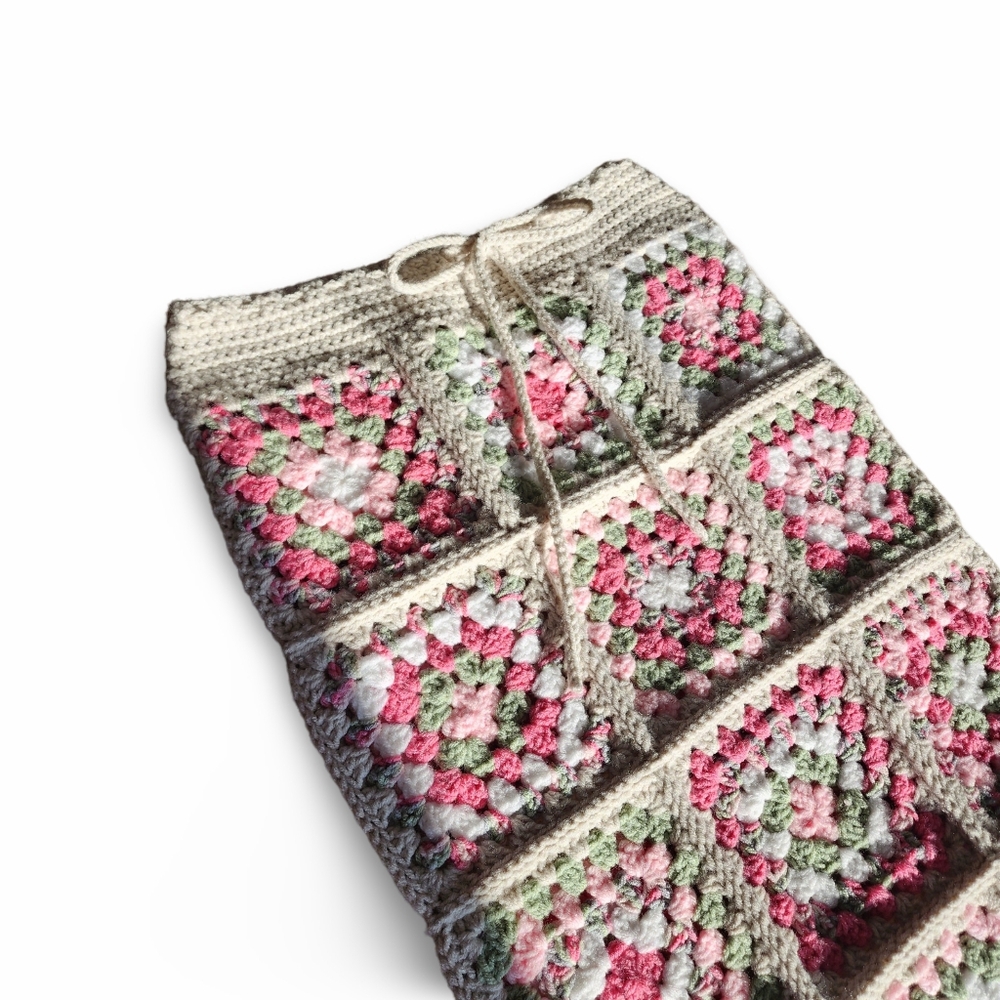 Crochet granny skirt